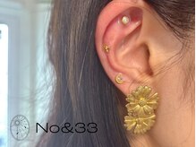 ナンバーアンドスリーサン(No&33)/【10粒】耳つぼジュエリー