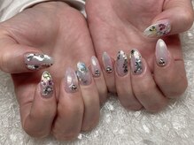 レアネイル 新宿(le'a nail)/オーロラホロデザイン