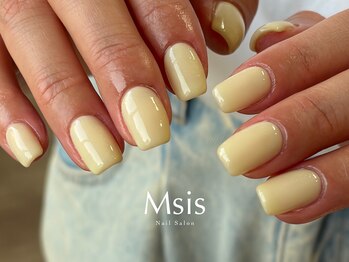 エムシス 阪急伊丹店(Msis)の写真/［お爪に優しいパラジェル/フィルイン取扱店］【ワンカラー￥6,050】お爪のお悩みをカウンセリング☆