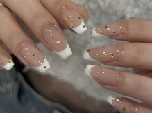 ロミー(Rommy)/白フレンチデザイン8800円
