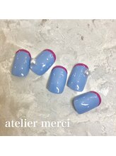 アトリエメルシー 青葉台(atelier merci)/フレンチネイルデザイン