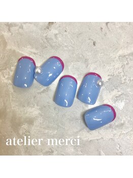 アトリエメルシー 青葉台(atelier merci)/フレンチネイルデザイン