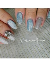 フリージア(Freesia)/マグネットネイル