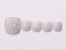 ジェミーネイル エビス(Jemiy nail ebisu)/フットシンプルビジュー9480yen