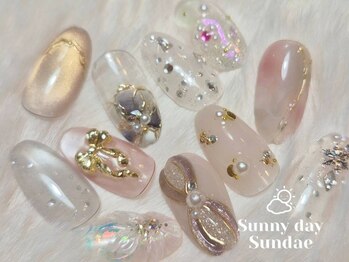 サニーデイ サンデー横浜戸部店(Sunny Day SUNDAE)の写真/豊富なカラーバリエーションで個性を引き立てる.*思わず見惚れる指先に!フィルイン/パラジェル取扱い店☆
