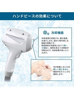 トトノエ プラス 新横浜店(TOTONOE+)/冷却持続させ肌の負担を減らす◎