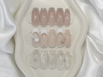 モナネイル 岐阜店(mona nail)の写真/【岐阜/県庁前】季節イベントやデートなど特別な日にも★上品かつ洗練されたネイルデザインで理想の指先に