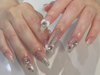 シェリーラメール 渋谷(cherielamer)/羽ネイル