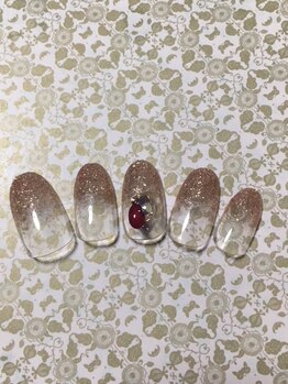 大人なラメグラデ