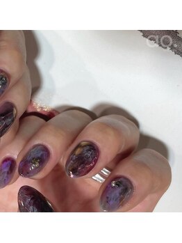 アオ 渋谷(ao.)/パープルネイル