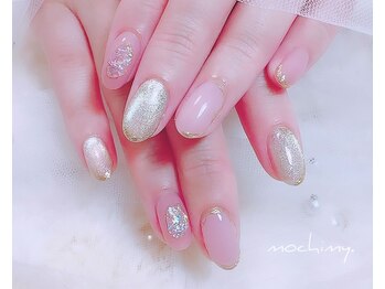 モチミィ(mochimy.)/*ピンクニュアンスネイル*