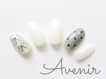 アヴィニール 表参道(Avenir)/リボンチェックドット
