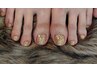 【FOOT】【初回オフ無料】ワンカラー(グリッター/ホロ/フラッシュ)60分7000円