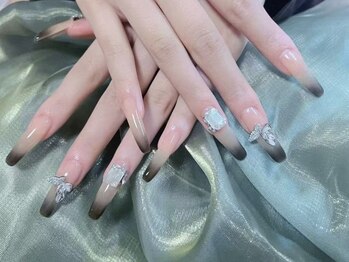 ウェーブネイルサロン'('Wave Nail salon)/持ち込みデザイン/フィルイン