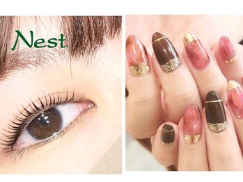 ネスト(Nest)の写真/ネイルとアイを同時に整える時短ケア。忙しい大人に寄り添うトータルビューティーサロン♪/まつげパーマ
