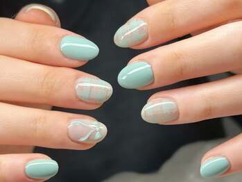 チェックネイル