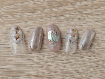 ネイルサロンアンドスクール ミュー(Nail Salon & school mieux)/シェルネイル♪