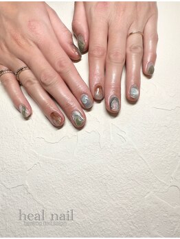 ヒールネイル(heal nail)/nuance nail.