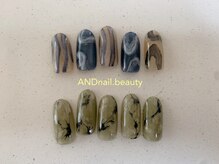 アンドネイル ビューティー(AND nail,beauty)/秋ネイル/ニュアンスネイル