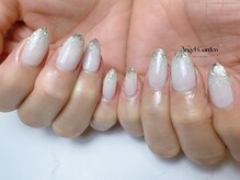 エンジェルガーデンネイル 池袋店(Angelgarden nail)/奥行き白グラデーション♪