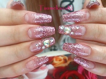 ツメカザリ(TsumekazaRi)/★ピンクラメ◆バレリーナ★