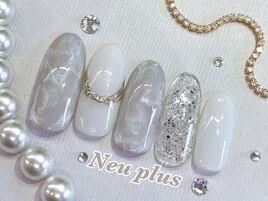 定額￥6200　大理石ネイル