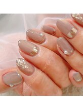 ローズクレア(Rose Crea)/秋色ネイル