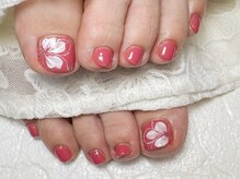 ララ(LALA)/フットネイル　親指アート