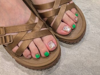 BBGの写真/親切丁寧な接客と施術が魅力でリピーターも多数★普段ハンドネイルが出来ない方にも◎足元から女子力UP♪