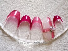 ネイルサロン ブランシュール(Nail Salon Blancheur)/フェミニンチェック・フレンチ
