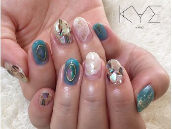 キーバイマグ(KYE by Mag)/シェル×波ネイル