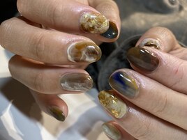 個性派ニュアンスネイル♪
