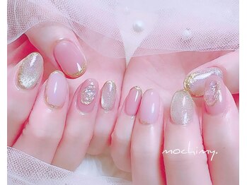モチミィ(mochimy.)/*ピンクニュアンスネイル*