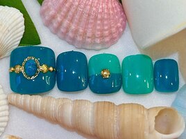 7月☆フットキャンペーンネイル