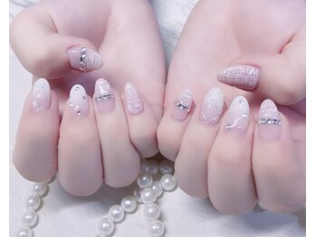 キラキラネイル 川口 南鳩ヶ谷店/ツイード&キルティングネイル