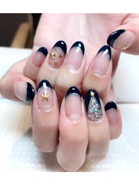 ~ビンテージスター冬ネイル~