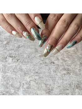 アリュール アンド エテルノ 小山店(Allure & ETERNO)/おまかせニュアンスハンド夏ver.