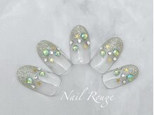 ネイルルージュ(Nail Rouge)/スワロフスキーネイル