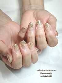 ラメグラデーションネイル