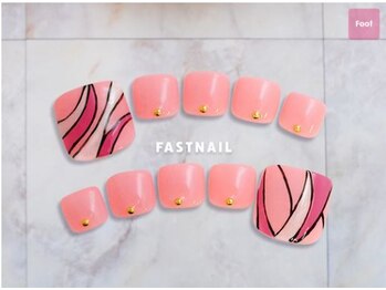 ファストネイル 立川店(FAST NAIL)/フット★プッチ柄ネイル