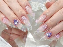 エンジェルネイル(AnGel Nail)の雰囲気（ちゅるん系が得意です♪(こちらのデザインは長さ出し10本必須)）