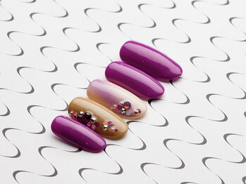 アデリー(ADELIAE)/【単色カラー】＋ストーンアート