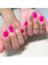 リリーヘブン(LILY HEAVEN)/ビビットピンクネイル