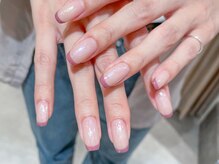 ネイル アヴァンス あべのルシアス店(Nail AVANCE.)/ピンクフレンチネイル shihomi 