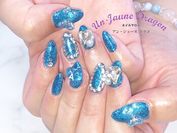 アン ジョーヌドラゴ/【自爪ネイル】ブルーネイル