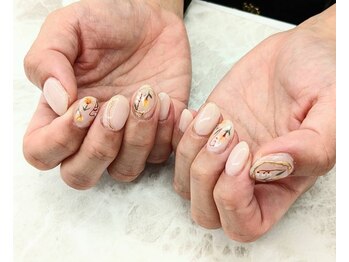 【メンズ担当】お花ネイル