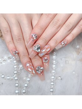 Mネイル/ピンクベージュ