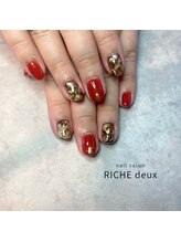 リッシュ ドゥ(RICHE deux)/秋のテラコッタネイル