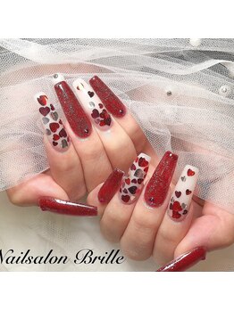 エスフィーネイルサロン ブリーユ(Esfy nailsalon Brille)/バレンタインネイル