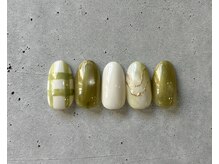 ニアウネイル(niau nail.)/マグネットチェックネイル
